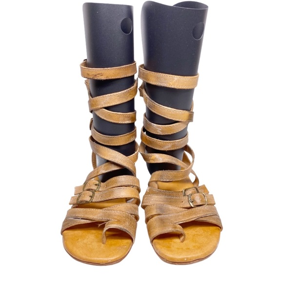 BED|STÜ Seneca Gladiator Sandal, Rustic Tan, Sz. 8 - Picture 3 of 7
